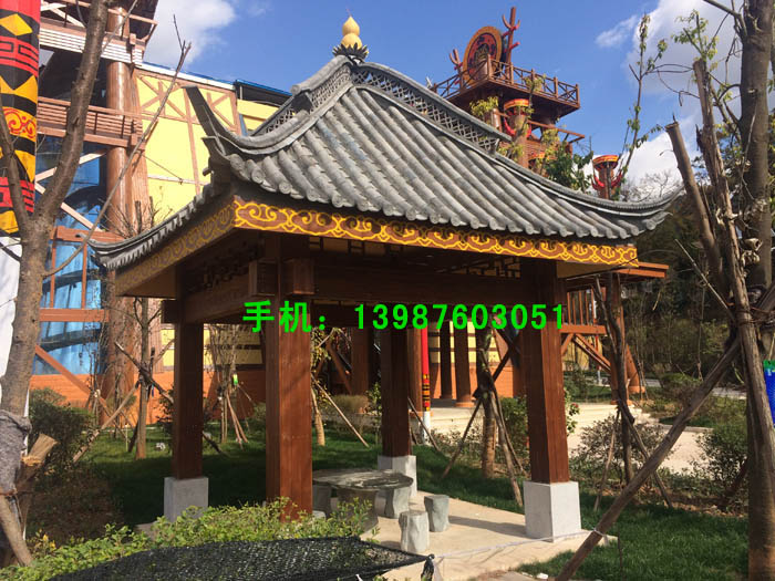 防腐木亭子