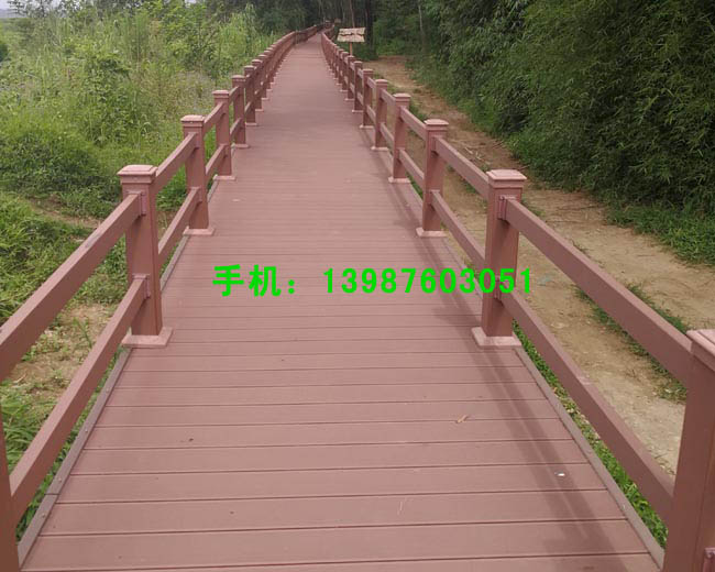 塑木地板欄桿